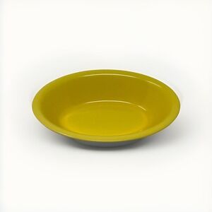 Vtg 30s Catalina Pottery Serving Bowl Oval Yellow Made in USA Dinnerware Ceramic